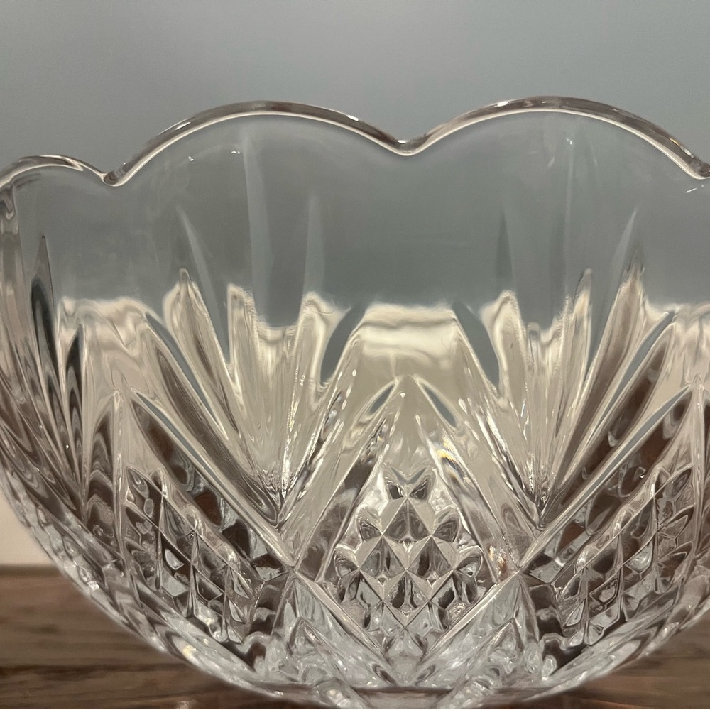 Waterford Crystal Clear Cut Glass Bowl